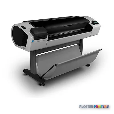 HP Designjet T1300 44-in PostScript ePrinter large format printer shown from front angle