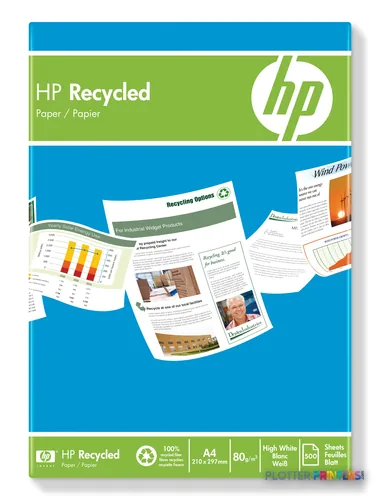 HP Recycled Paper 80 gsm-500 sht/A4/210 x 297 mm