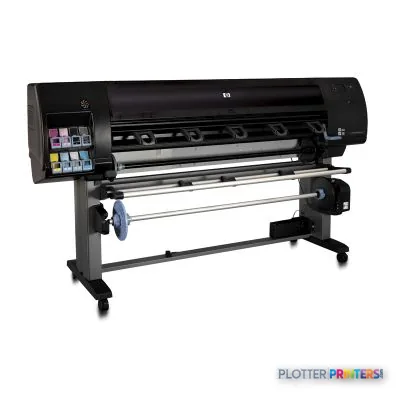 HP Designjet Z6100ps 60-in Printer large format printer with roll feed system and control panel