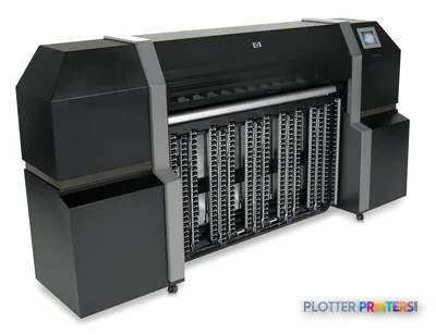 HP DesignJet H45100 EU Printer product image showing front view of large-format printer with black and gray exterior