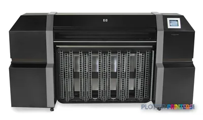 HP DesignJet H45500 EU Printer product image showing front view of large-format printer with black housing and gray accents