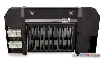 HP DesignJet H35500 EU Printer product image showing front view with ink cartridge system and control panel
