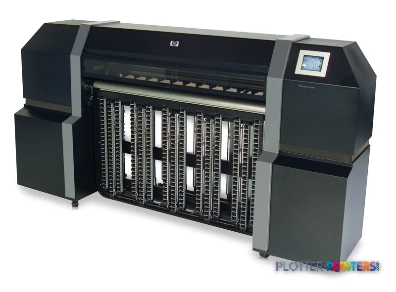 HP DesignJet H35100 EU Printer product image showing front view of large-format printer with black and gray exterior