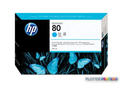 HP 80 350-ml Cyan Ink Cartridge