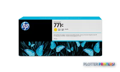 HP 771C 775-ml Yellow DesignJet Ink Cartridge