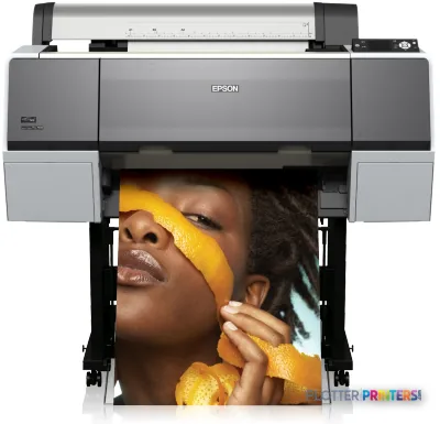 Epson Stylus Pro 7900 Spectro Proofer large-format printer with vibrant color photo output displayed