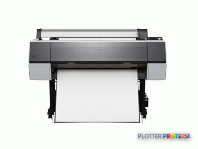 Epson Stylus Pro 9900 SpectroProofer large-format printer product image showing front view with paper feed tray extended