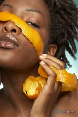 Epson Stylus Pro 7900 product image showing vibrant yellow citrus fruit print with detailed color and texture