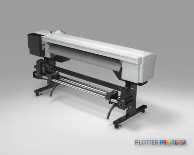 Epson SureColor SC-F7000 large-format printer product image showing front view with white and black chassis on stand