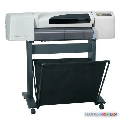 HP Designjet 510ps 24-in Printer large format printer with stand and output tray