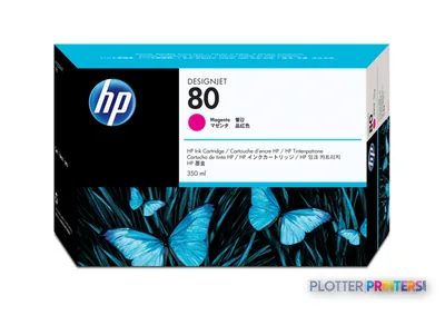 HP 80 350-ml Magenta DesignJet Ink Cartridge