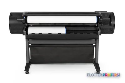 HP Designjet Z5400 PostScript Printer product image showing black large-format printer with roll feed system
