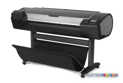 HP Designjet Z5400 large-format printer product image showing black and grey thermal inkjet printer on stand