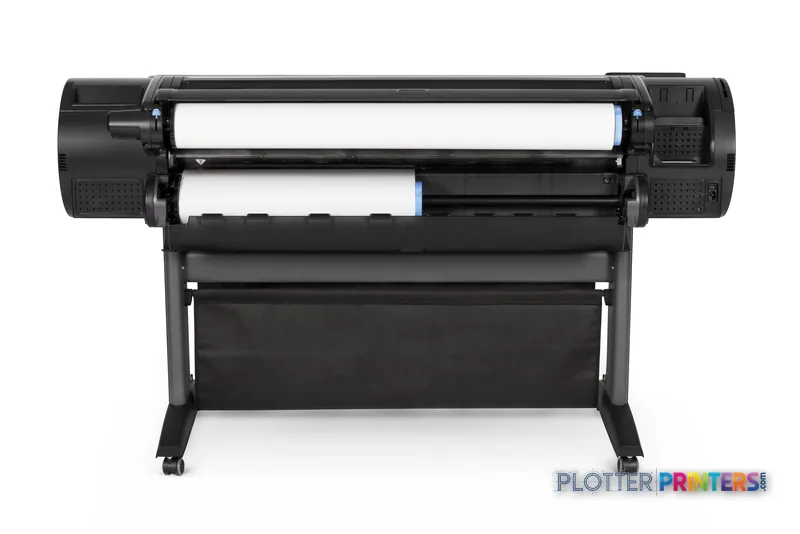 HP Designjet Z5400 PostScript Printer product image showing black large-format printer with roll feed system
