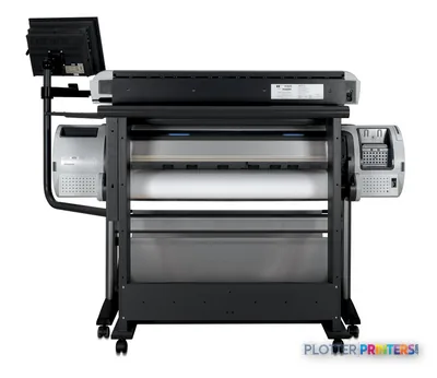 HP Designjet T1120 HD Multifunction Printer product image showing front view with roll feed and control panel