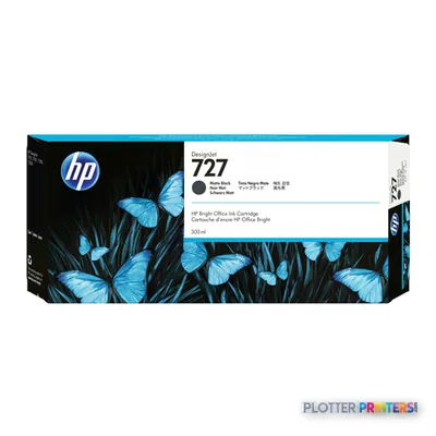 HP 727 300-ml Matte Black DesignJet Ink Cartridge