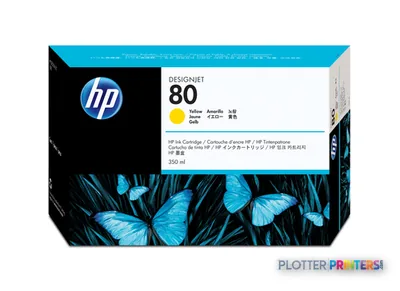 HP 80 350-ml Yellow Ink Cartridge