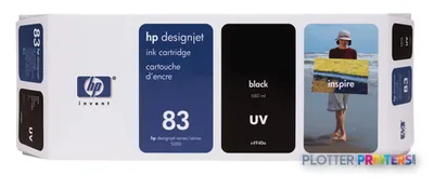 HP Cartouche d'encre UV noire 83 680 ml print head Thermal inkjet