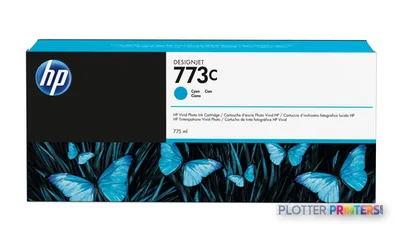 HP 773C 775-ml Cyan DesignJet Ink Cartridge