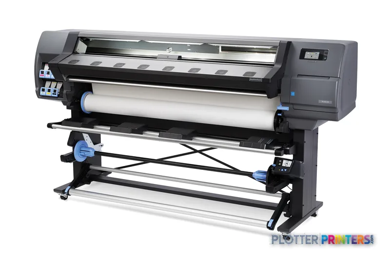 HP Latex 330 Printer product image showing large-format printer with roll feed system and control panel