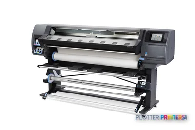 HP Latex 360 Printer product image showing large-format printer with roll feed system and control panel