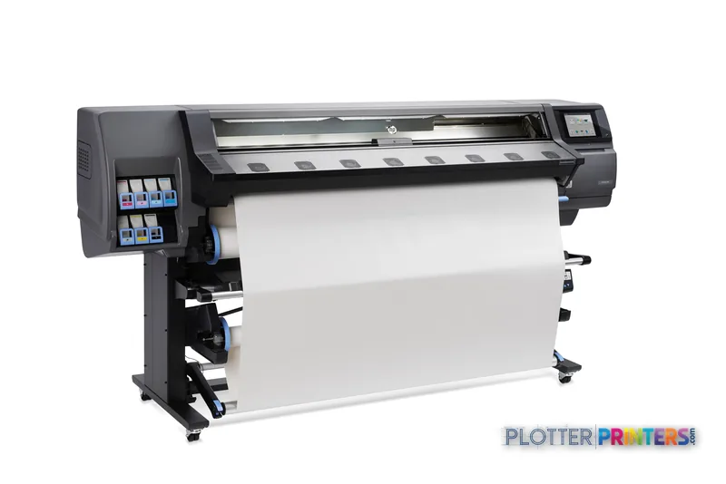 HP Latex 360 Printer product image showing large-format printer with white media roll loaded