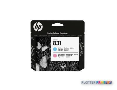 HP 831 Light Magenta/Light Cyan Latex Printhead