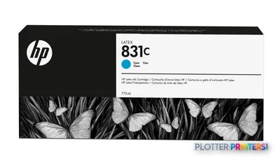 HP 831C 775-ml Cyan Latex Ink Cartridge