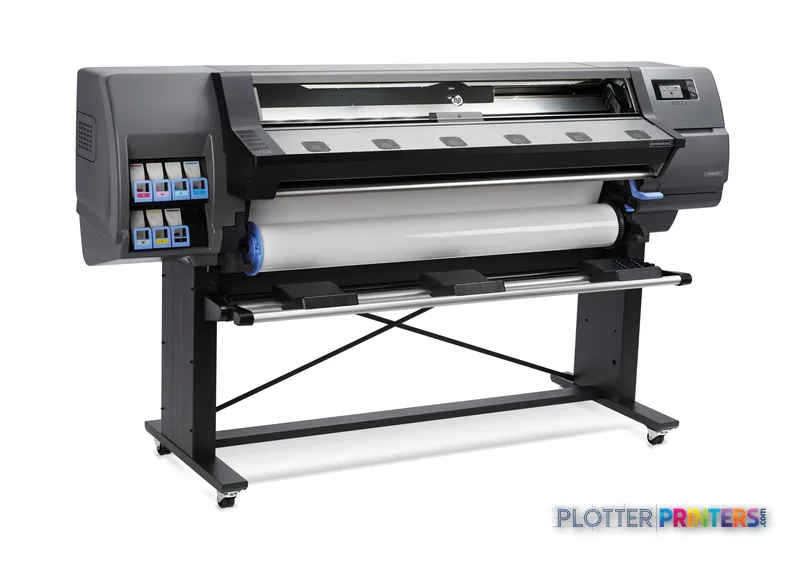 HP Latex 310 Printer product image showing front view of large-format printer with ink cartridges and roll media loaded