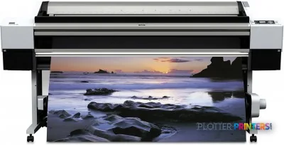 Epson Stylus Pro 11880 large-format printer with coastal landscape photo printing