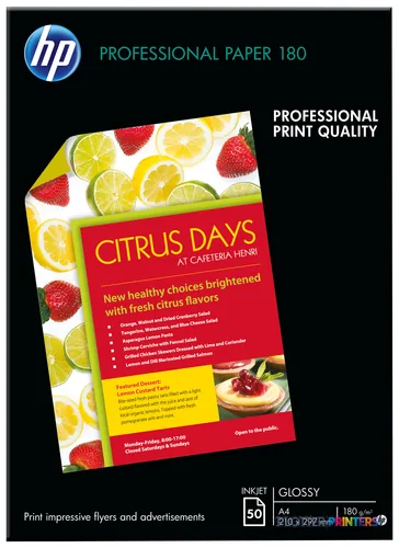 HP C6818A printing paper A4 (210x297 mm) Gloss 50 sheets White