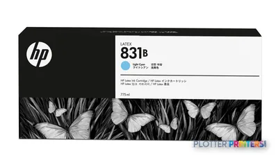 HP 831B 775-ml Light Cyan Latex Ink Cartridge