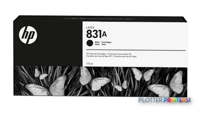 HP 831A 775-ml Black Latex Ink Cartridge
