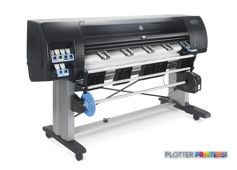 HP Designjet Z6600 large format printer product image showing the thermal inkjet device with paper feed and ink cartridges
