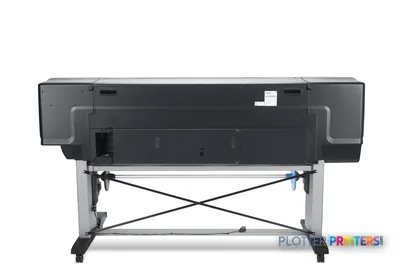 HP Designjet Z6800 large format printer product image showing front view of black thermal inkjet printer on stand