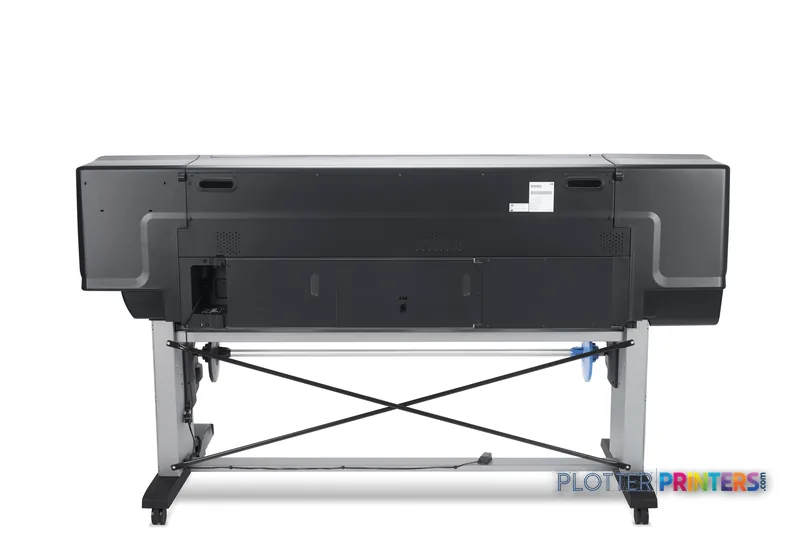 HP Designjet Z6800 large format printer product image showing front view of black thermal inkjet printer on stand