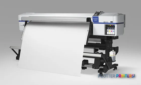 Epson SureColor S30670 large format printer product image showing white and black inkjet printer with roll feed