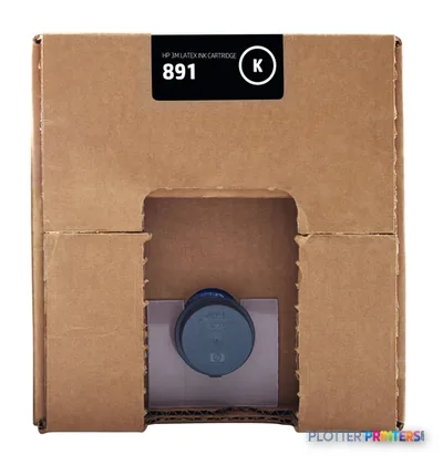 HP 3M 891 10-liter Black Latex Ink Cartridge