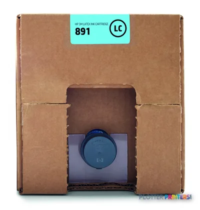 HP 3M 891 10-liter Light Cyan Latex Ink Cartridge