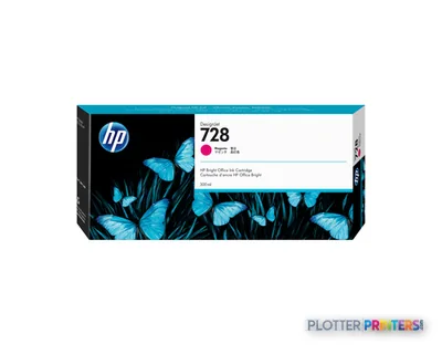 HP 728 300-ml Magenta DesignJet Ink Cartridge