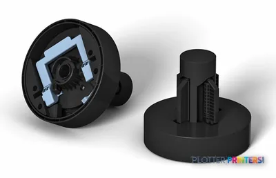 Epson SureColor P8000 Standard Edition product image showing black mechanical components and internal parts