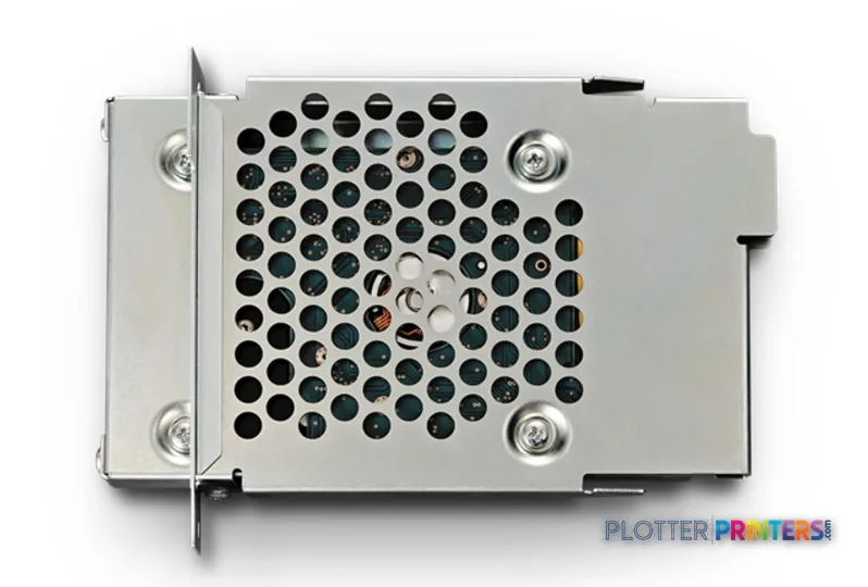 Epson SureColor P9000 Standard Edition internal component with perforated metal panel and mounting hardware