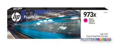 HP 973X High Yield Magenta Original PageWide Cartridge