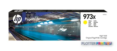HP 973X High Yield Yellow Original PageWide Cartridge