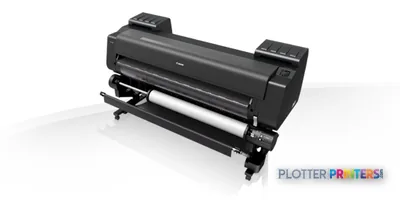 Canon imagePROGRAF PRO-6000S large format printer product image showing black inkjet printer with roll feed system