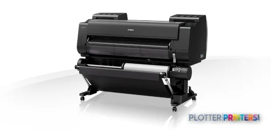 Canon imagePROGRAF PRO-4000S large format printer product image showing front view with open paper tray
