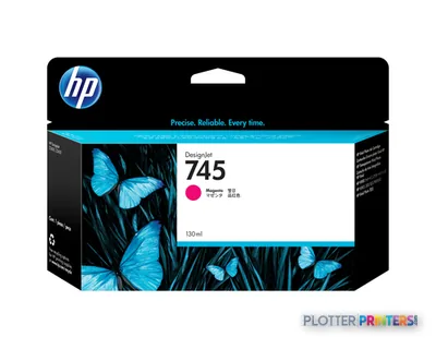 HP 745 130-ml DesignJet Magenta Ink Cartridge