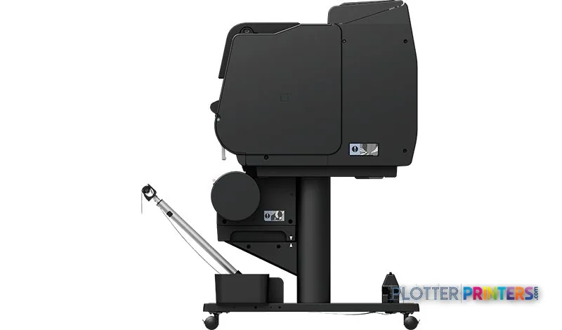 Canon imagePROGRAF PRO-4000 large format printer product image, black inkjet printer on wheeled stand
