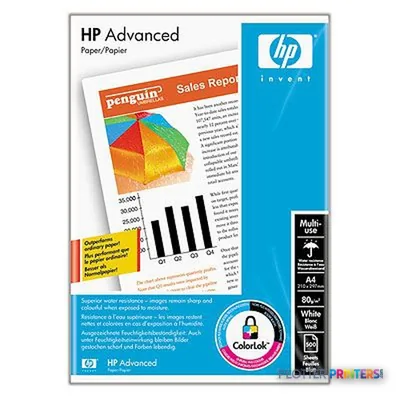 HP Advanced Paper 80 g/m²-A4/210 x 297 mm/500 sht printing paper