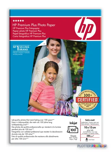 HP Premium Plus Satin-matt White Satin-matte